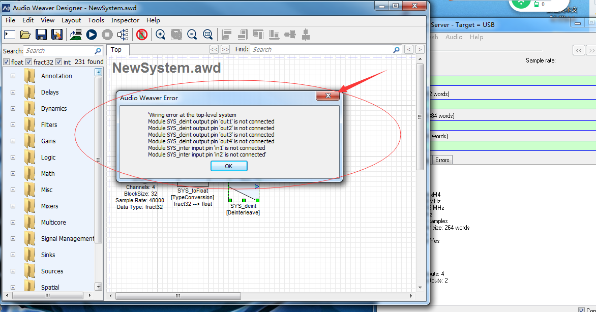 Run a layout in Designer Error